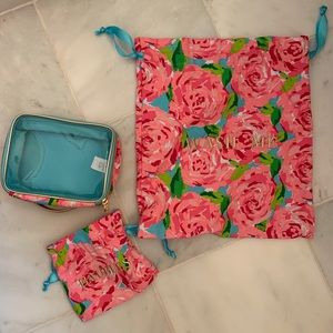 Lilly Pulitzer Travel Bag Set